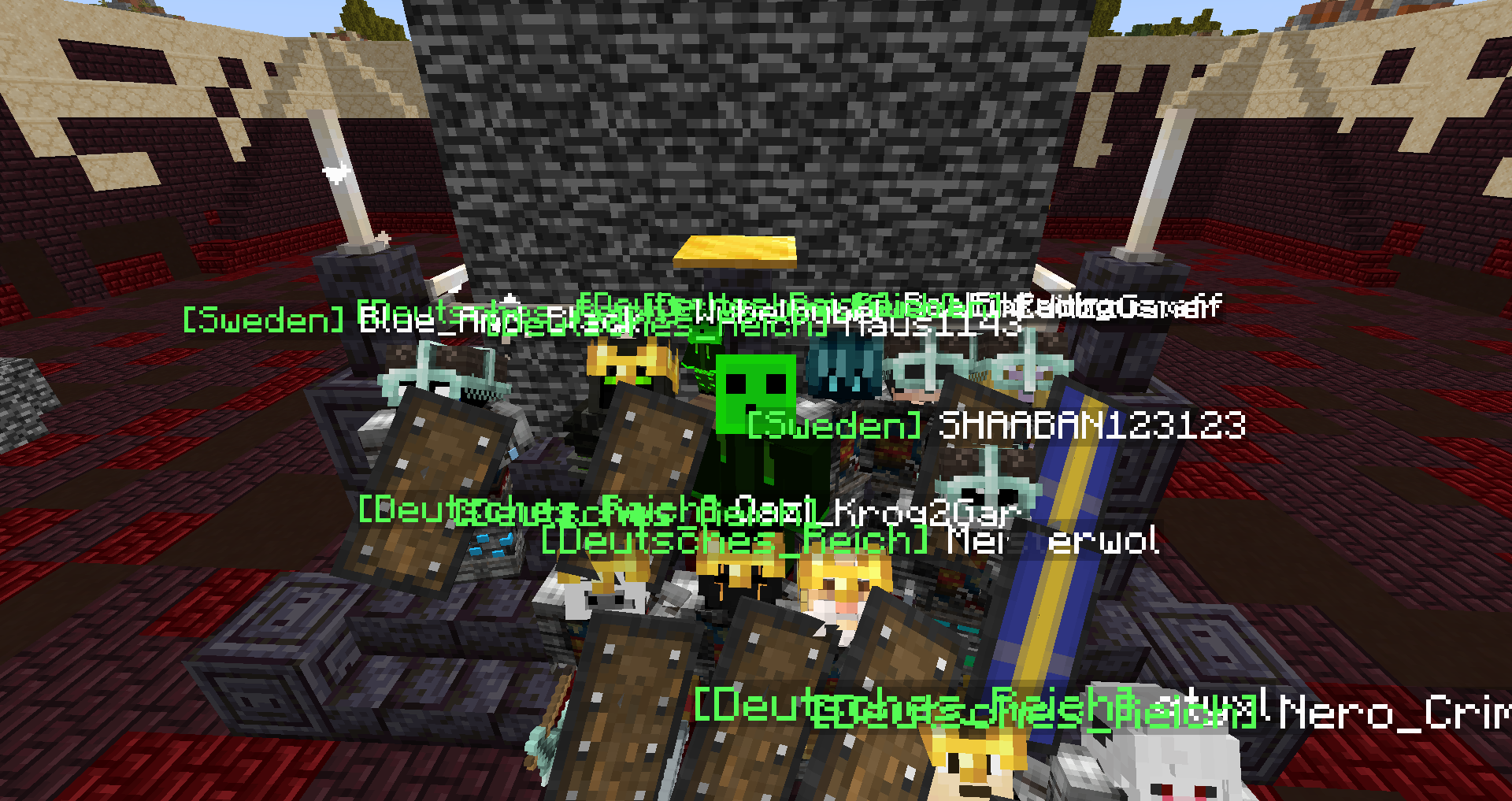 Gruppenfoto auf RiseOfEurope